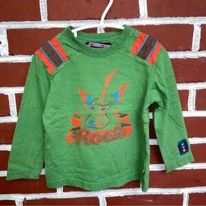 Romeo and Juliet | green long sleeve graphic “rock” t-shirt | size 2